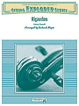 Rigaudon Orchestra sheet music cover
